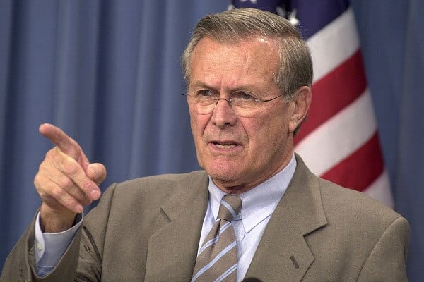 Former Secretary of Defense Ronald Rumsfeld Dead at 88